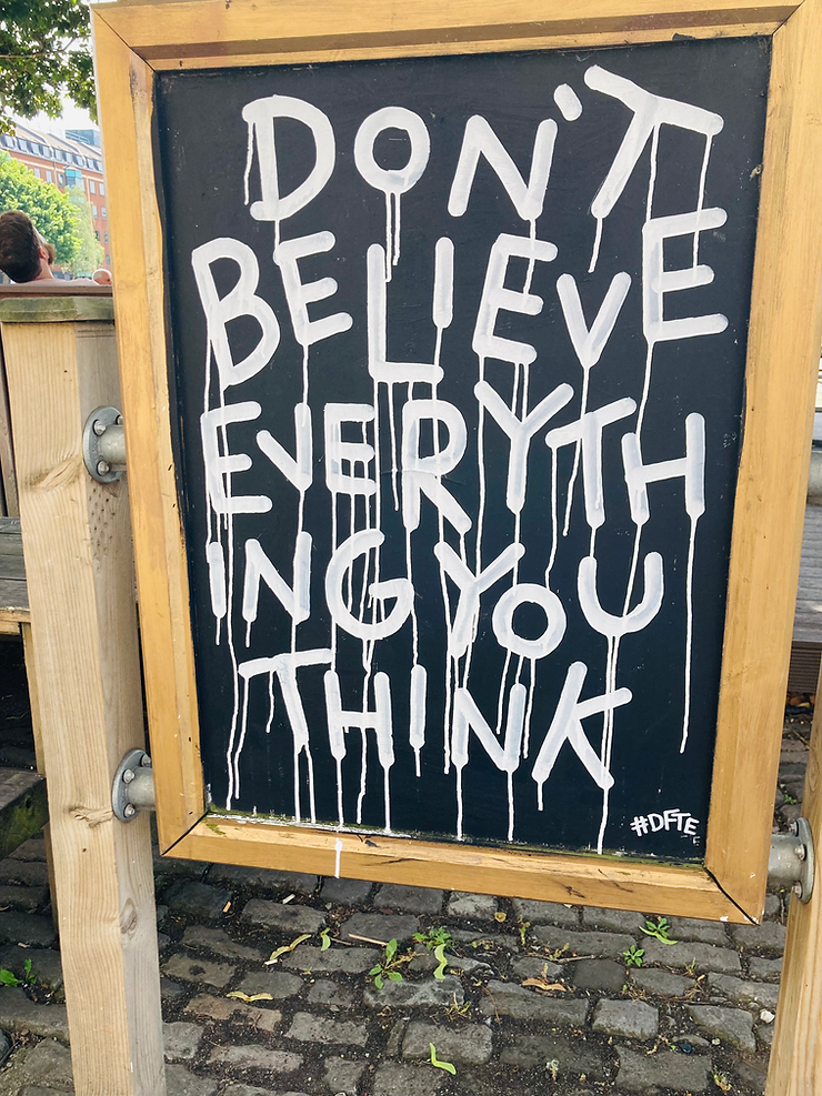 Don't believe everything you think